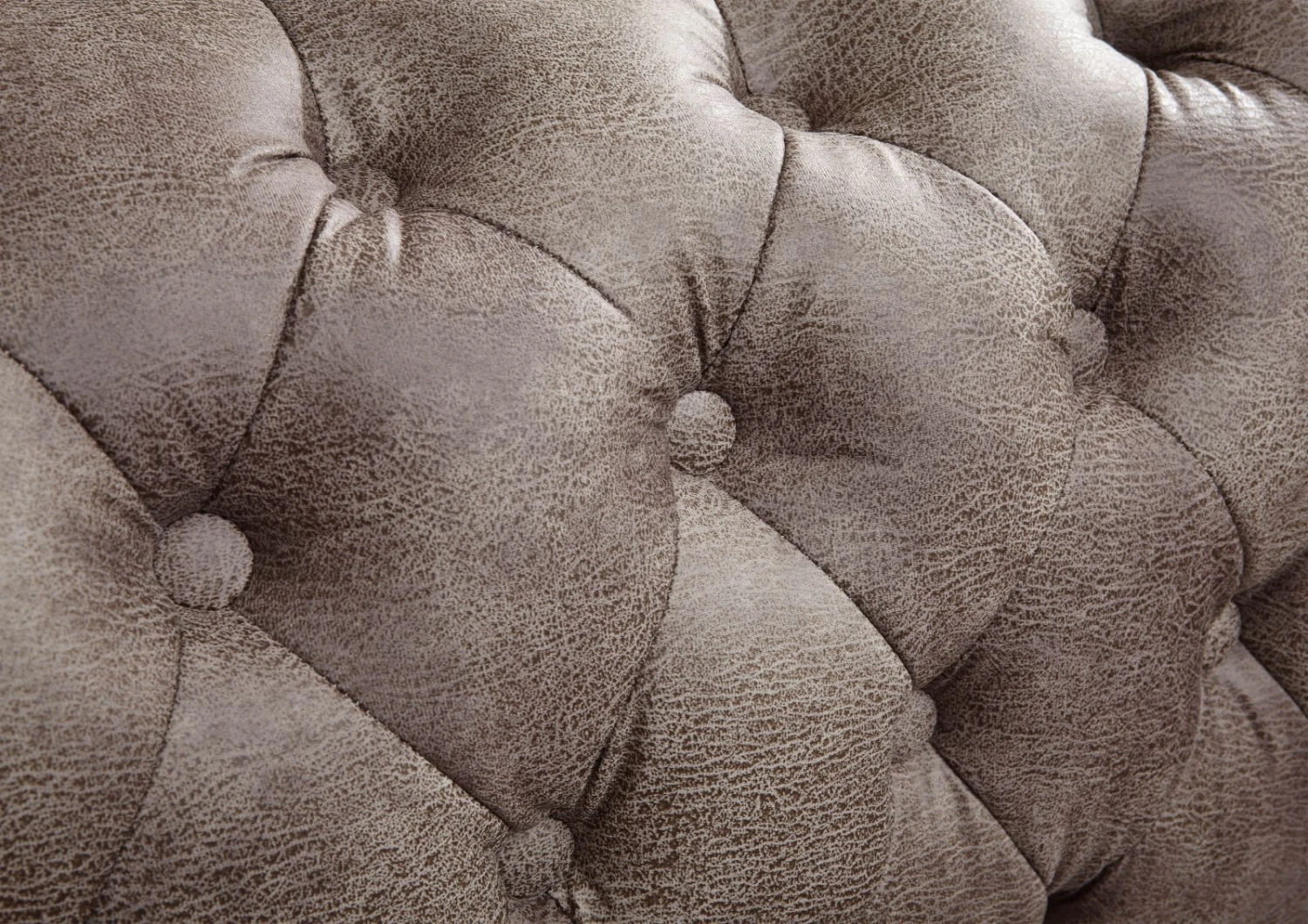 OXFORD Divano Chesterfield - Stoffa / Argento - Stile Coloniale 203x86x72 7 OXFORD Divano Chesterfield - Stoffa / Argento - Stile Coloniale 203x86x72 - immagine 5