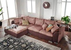 X-MIKA Divano Letto Angolare - Stoffa / Beige - Stile Vintage 330x178x85 12 X-MIKA Divano Letto Angolare - Stoffa / Beige - Stile Vintage 330x178x85 -Massivmoebel24 68 920 100 0058 03