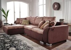 X-MIKA Divano Letto Angolare - Stoffa / Beige - Stile Vintage 330x178x85 14 X-MIKA Divano Letto Angolare - Stoffa / Beige - Stile Vintage 330x178x85 -Massivmoebel24 68 920 100 0058 05