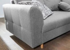 ARIELLA #99 Divano Angolare - Stoffa / Grigio Chiaro 230x160x86 -Massivmoebel24 68 920 100 0099 4