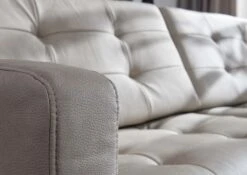 TIRANA #102 Divano - Stoffa / Taupe 214x88x88 -Massivmoebel24 68 920 100 0104 4