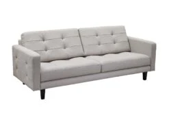 TIRANA #102 Divano - Stoffa / Taupe 214x88x88 -Massivmoebel24 68 920 100 0104 9