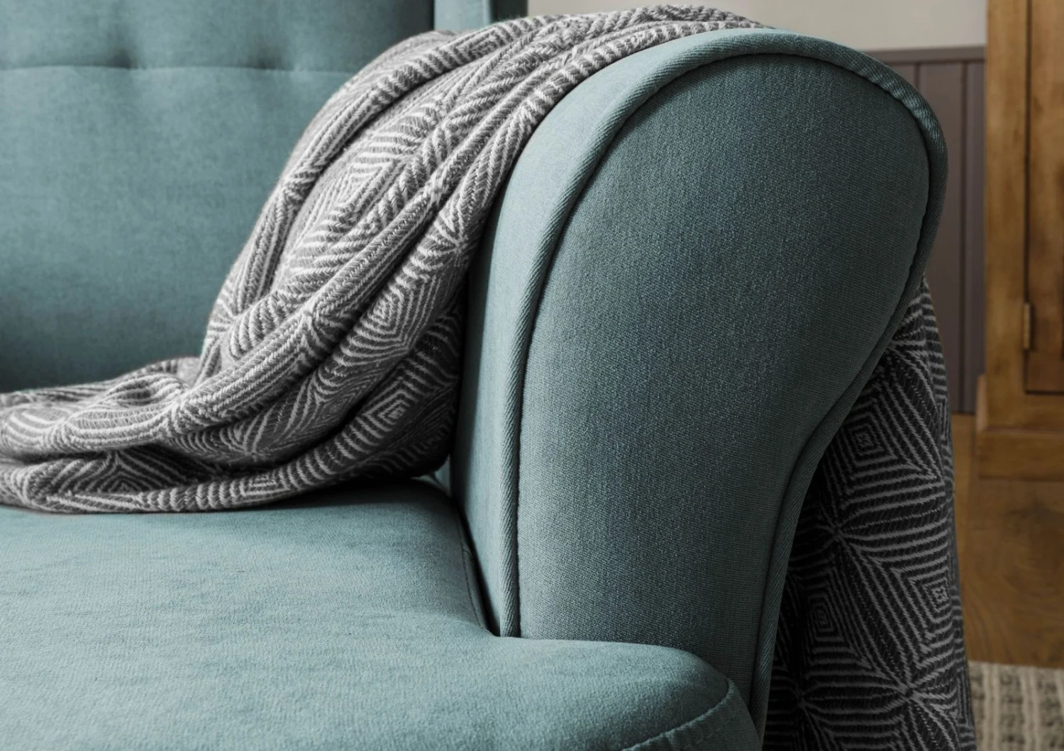 SCANDI #109 Poltrona - Stoffa / Verde Chiaro 71x74x105 7 SCANDI #109 Poltrona - Stoffa / Verde Chiaro 71x74x105 - immagine 5