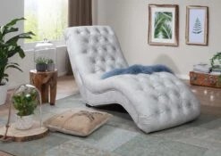 SOFIA #117 Poltrona - Stoffa / Grigio Chiaro 67x159x90