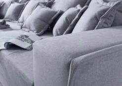 PESCARA #129 Divano - Stoffa / Grigio 289x110x87 10 PESCARA #129 Divano - Stoffa / Grigio 289x110x87 -Massivmoebel24 68 920 100 0129 4