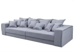 PESCARA #129 Divano - Stoffa / Grigio 289x110x87 11 PESCARA #129 Divano - Stoffa / Grigio 289x110x87 -Massivmoebel24 68 920 100 0129 9