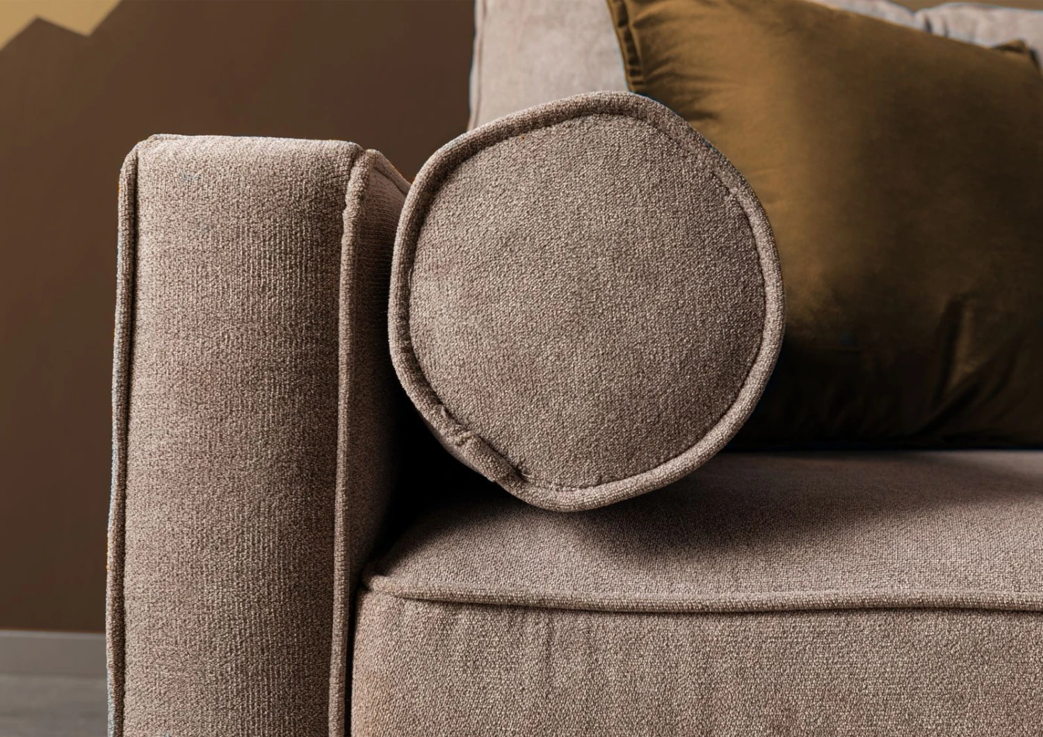 VANCOUVER #168 Divano Angolare - Stoffa / Beige 240x169x86 7 VANCOUVER #168 Divano Angolare - Stoffa / Beige 240x169x86 - immagine 5