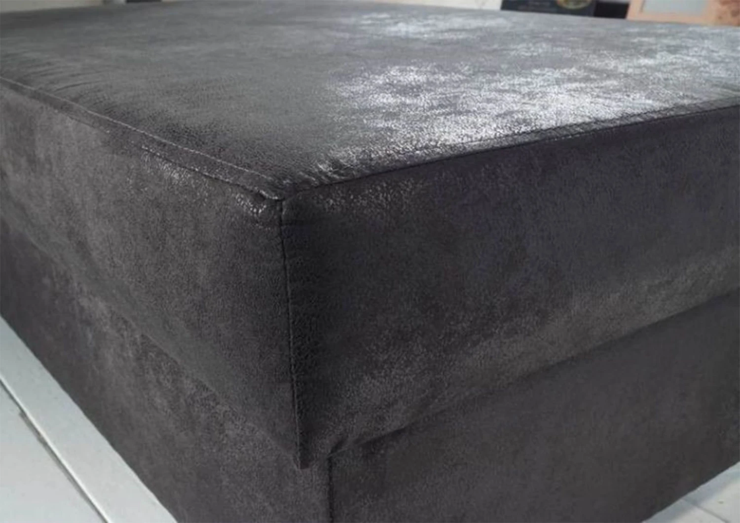 MAIA Divano Angolare Con Penisola A Sinistra Incl. Poggia Piedi - Stoffa / Grigio 230x160x85 10 MAIA Divano Angolare Con Penisola A Sinistra Incl. Poggia Piedi - Stoffa / Grigio 230x160x85 - immagine 8