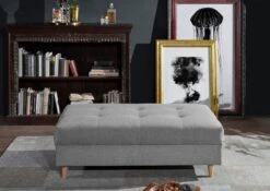 ARIELLA #176 Divano Angolare Con Poggia Piedi - Stoffa / Grigio Chiaro 230x160x86 15 ARIELLA #176 Divano Angolare Con Poggia Piedi - Stoffa / Grigio Chiaro 230x160x86 -Massivmoebel24 68 920 100 0177 6