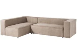 BRUGGE Divano Angolare - Stoffa / Beige 175x+D3049:D308992x64 -Massivmoebel24 68 920 100 0181 9