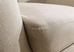 HOLMA Poltrona - Stoffa / Beige 96x85x88 -Massivmoebel24 68 920 100 0187 6