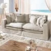 SYLT Divano 2 Posti - Stoffa / Beige 238x117x90 2 SYLT Divano 2 Posti - Stoffa / Beige 238x117x90 -Massivmoebel24 68 920 100 0192 1