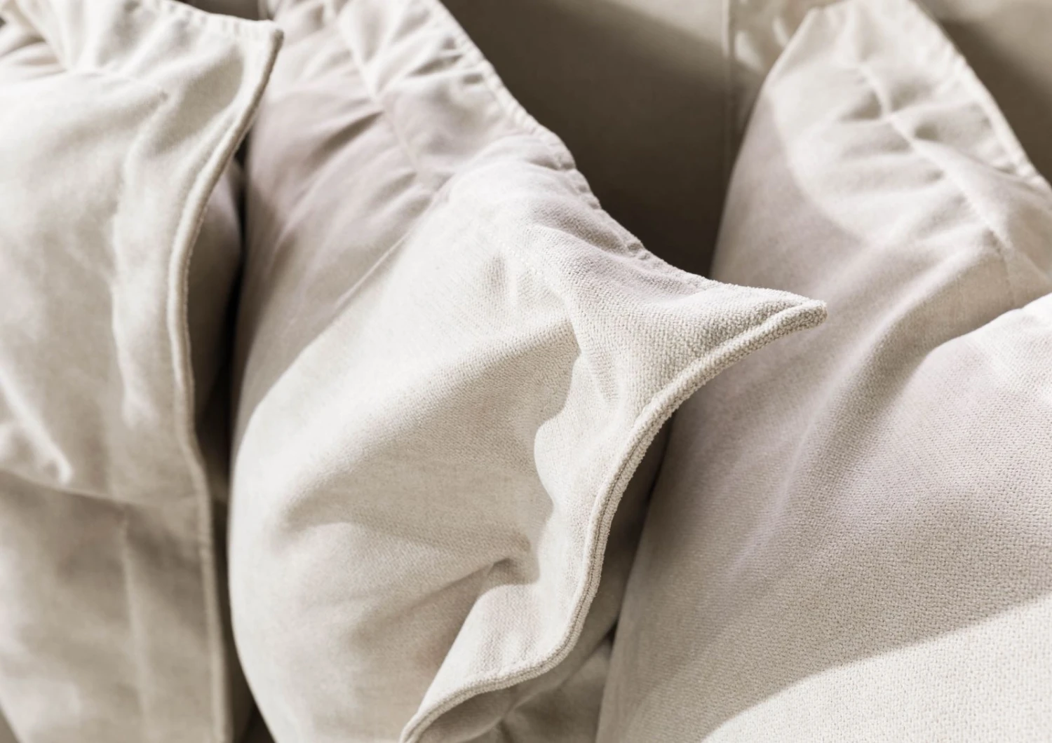 SYLT Divano 3 Posti - Stoffa / Beige 341x117x90 7 SYLT Divano 3 Posti - Stoffa / Beige 341x117x90 - immagine 5