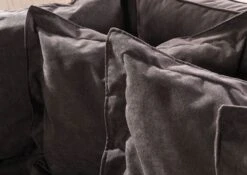 SYLT Divano 3 Posti - Stoffa / Verde Scuro 341x117x90 -Massivmoebel24 68 920 100 0193 5