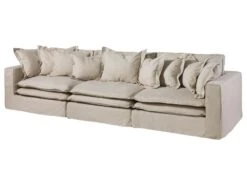 SYLT Divano 3 Posti - Stoffa / Beige 341x117x90 19 SYLT Divano 3 Posti - Stoffa / Beige 341x117x90 -Massivmoebel24 68 920 100 0194 9